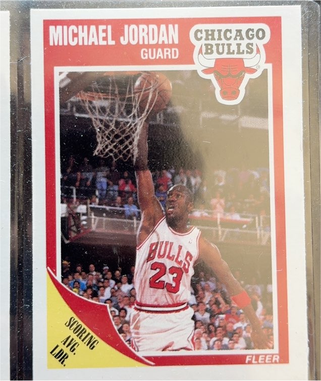 1989-90 Fleer #21 Michael Jordan — front