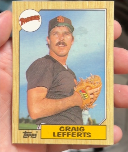 1987 Topps #501 Craig Lefferts — front