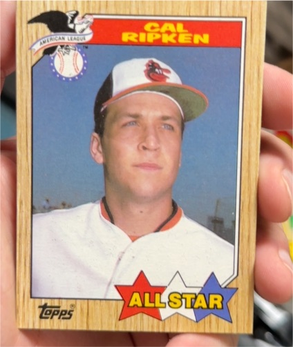 1987 Topps #609 Cal Ripken Baltimore Orioles All Star — front