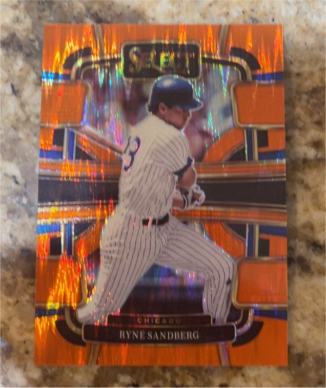 2024 Panini Select Orange Flash Ryne Sandberg — front