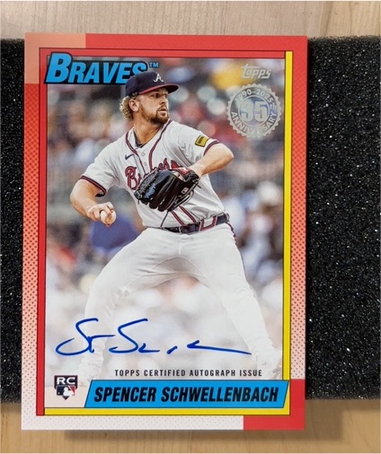 2025 Topps Series 1 #90A-SSC Spencer Schwellenbach — front