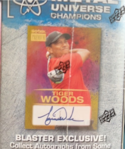 2001 Upper Deck Golf Tiger Woods — front