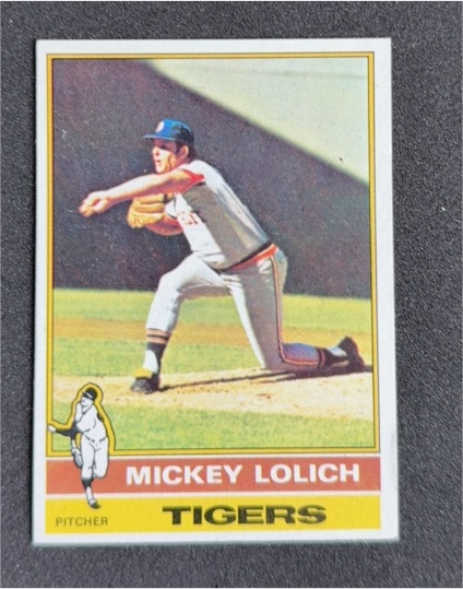 1976 Topps #385 Mickey Lolich — front