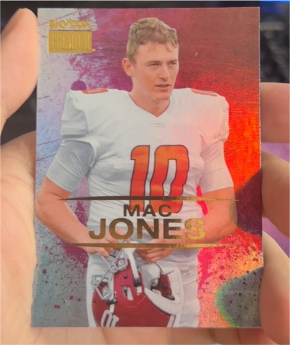 2021 SkyBox Metal Universe Champions #S-10 Mac Jones — front
