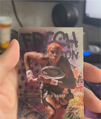 2021 Skybox Metal Universe Champions #FF8 Coco Gauff Fresh Foundation Rookie — front