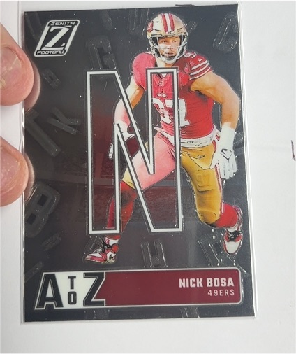2024 Panini Zenith #14 Nick Bosa A to Z — front