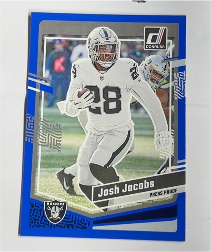 2023 Panini Donruss #178 Josh Jacobs — front