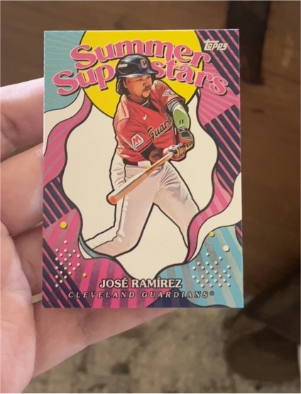 2025 Topps Series 2 Summer Superstars #SS-12 José Ramírez — front