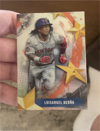 2025 Topps Series 2 Stars of MLB #SMLB-47 Luisangel Acuna — front