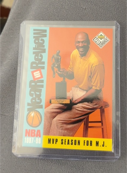 1997-98 Upper Deck UD Choice #196 Michael Jordan — front