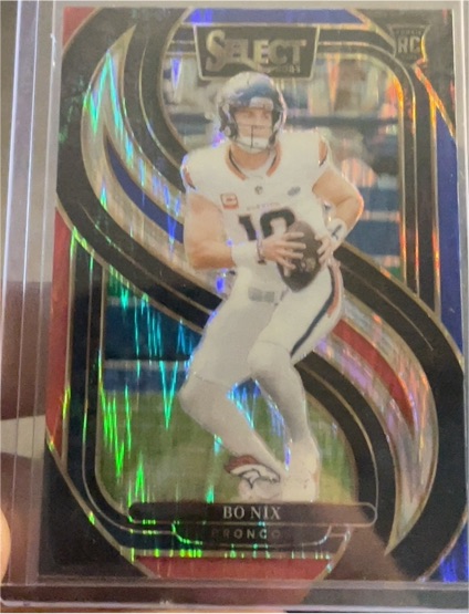 2024 Panini Select #117 Bo Nix — front