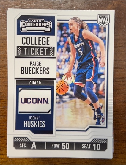 2024-25 Panini Contenders College Ticket #27 Paige Bueckers — front