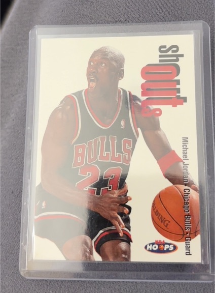 1998-99 Skybox NBA Hoops Shout Outs #13 Michael Jordan — front