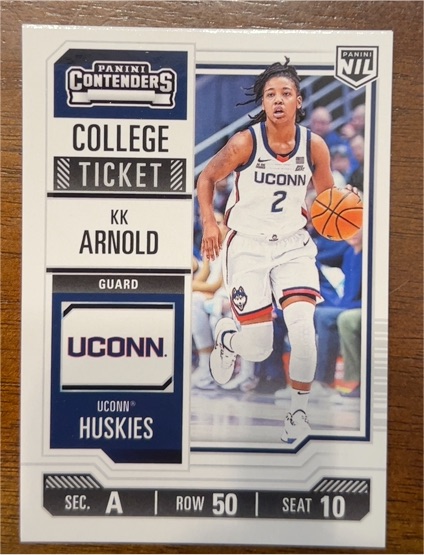 2024-25 Panini Contenders NIL College Ticket #2 KK Arnold — front
