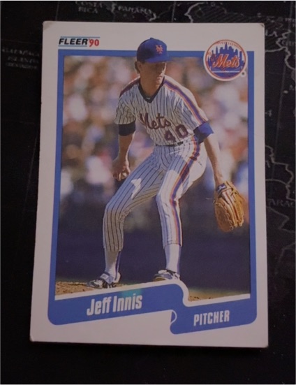 1990 Fleer #206 Jeff Innis — front