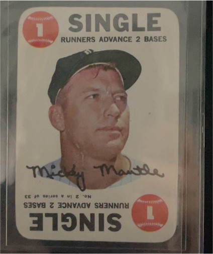 1968 Topps Game #2 Mickey Mantle — front