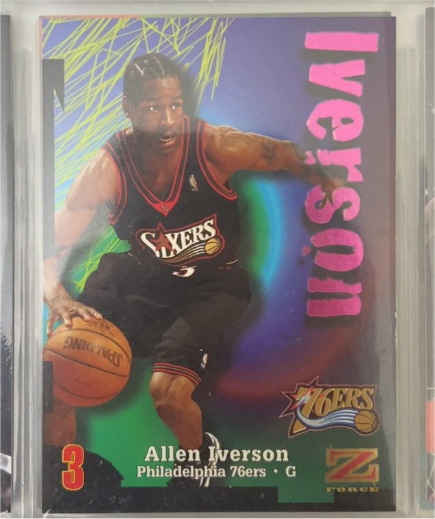 1997-98 SkyBox Z-Force #150 Allen Iverson — front