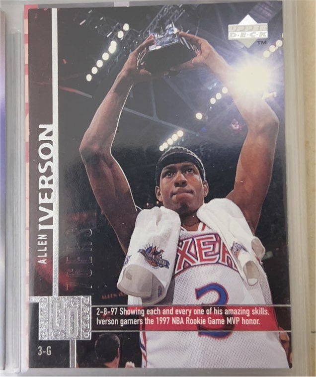 1997-98 Upper Deck #93 Allen Iverson — front