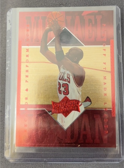 1999 Upper Deck Athlete of the Century #53 Michael Jordan — front