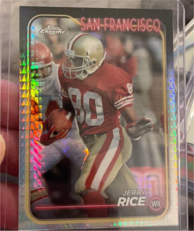 2024 Topps Chrome #176 Jerry Rice — front