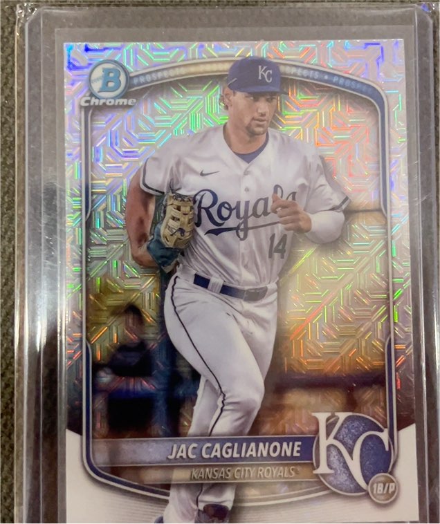 2025 Bowman Chrome Prospects #BCP-103 Jac Caglianone — front
