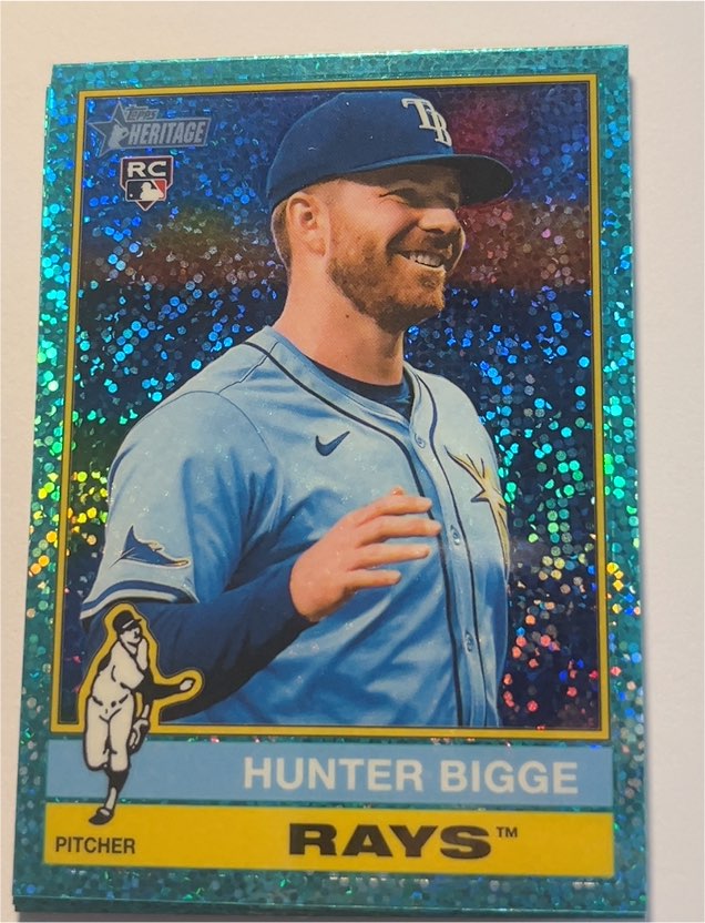 2025 Topps Heritage #256 Hunter Bigge — front