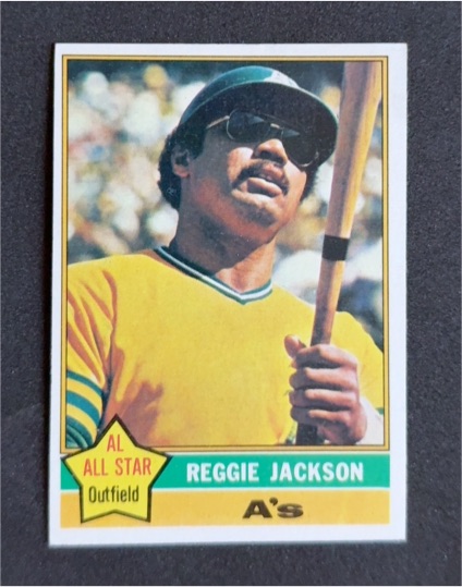 1976 Topps #500 Reggie Jackson — front