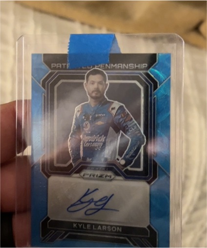2023 Panini Prizm Patented Penmanship #PP-KLR Kyle Larson — front
