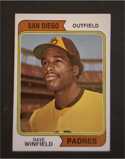 1974 Topps #456 Dave Winfield — front