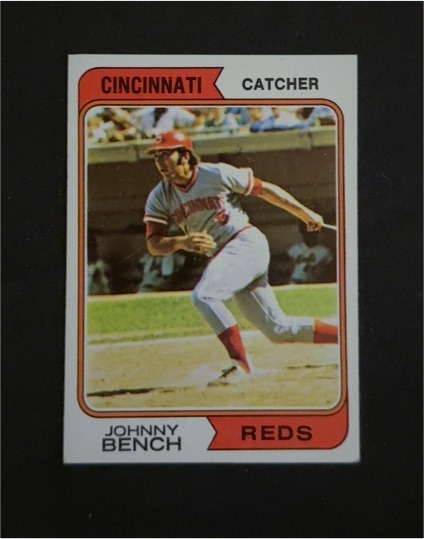1974 Topps #10 Johnny Bench — front