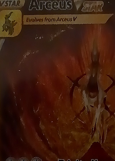 2022 Pokémon Scarlet & Violet #SV107 Arceus VSTAR — front
