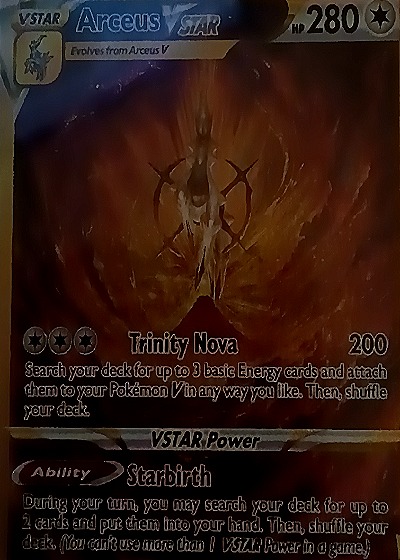2022 Pokémon Crown Zenith #GG70 Arceus VSTAR — front