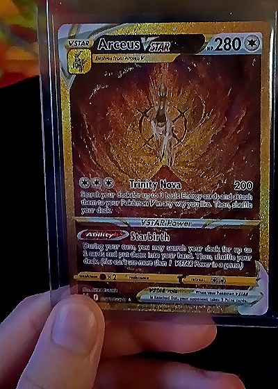 2023 Pokémon TCG Crown Zenith #GG70 Arceus VSTAR — front