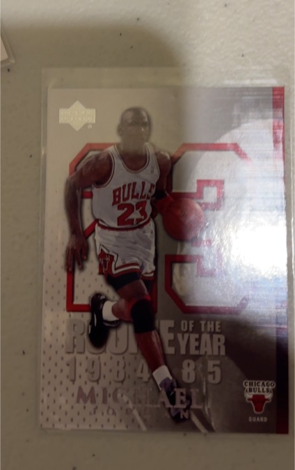2005-06 Upper Deck #MJ33 Michael Jordan Rookie of the Year 1984-85 — front