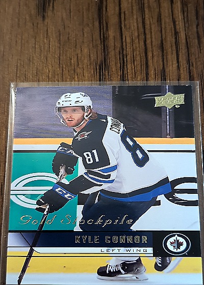 2020 Upper Deck Gold Stockpile Kyle Connor — front