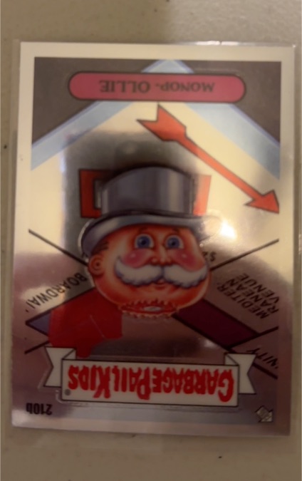2022 Topps Chrome Garbage Pail Kids Series 5 #210b Monop-Ollie — front