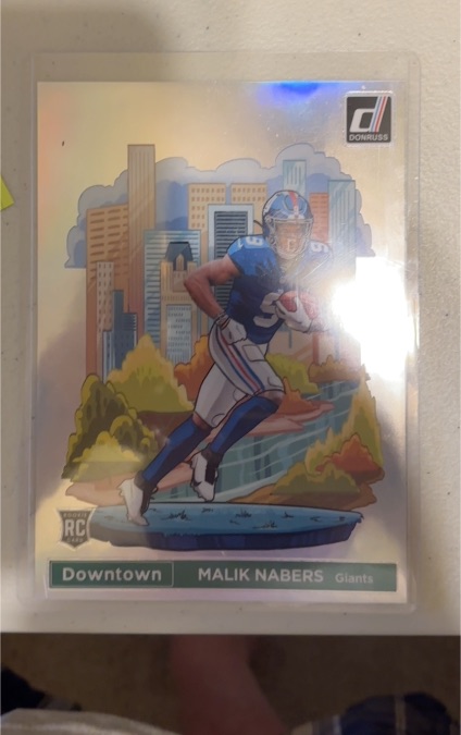 2024 Panini Donruss Downtown #18 Malik Nabers — front
