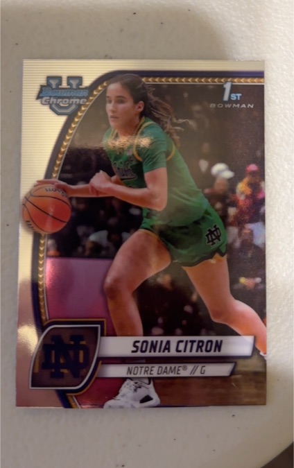 2024 Bowman Chrome University #64 Sonia Citron — front