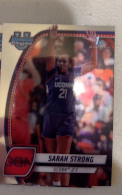 2024-25 Bowman University Chrome #62 Sarah Strong — front