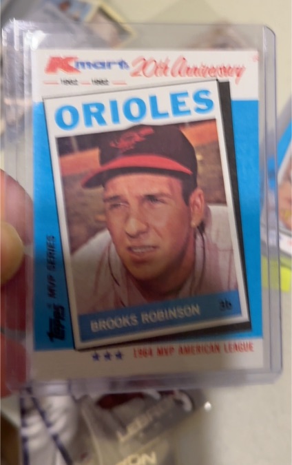 1982 Topps Kmart 20th Anniversary #5 Brooks Robinson — front