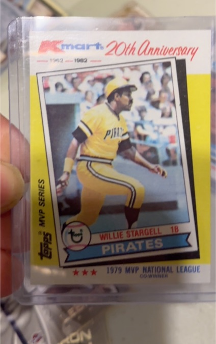 1982 Topps Kmart 20th Anniversary #37 Willie Stargell — front