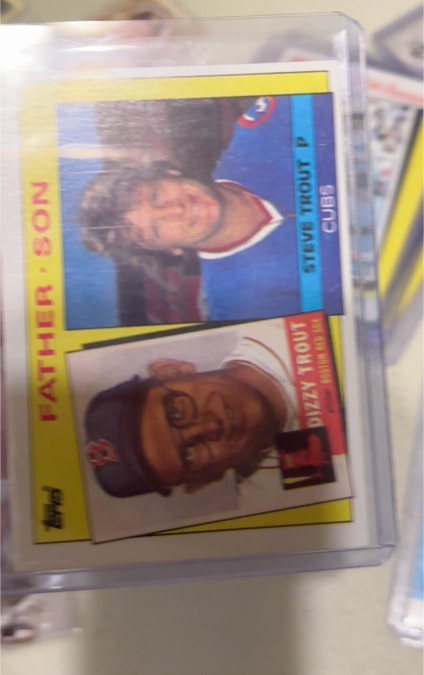 1985 Topps #142 Dizzy Trout / Steve Trout — front