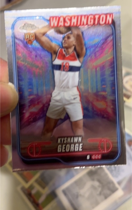 2024-25 Topps Chrome #158 Kyshawn George — front