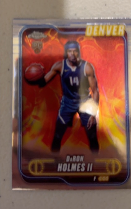2024-25 Topps Chrome #195 DaRon Holmes II — front