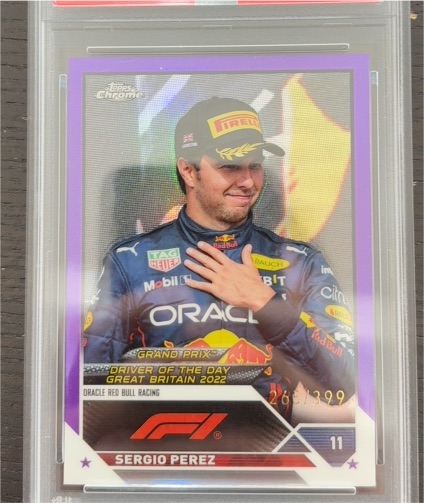 2023 Topps Chrome Formula 1 #175 Sergio Perez — front