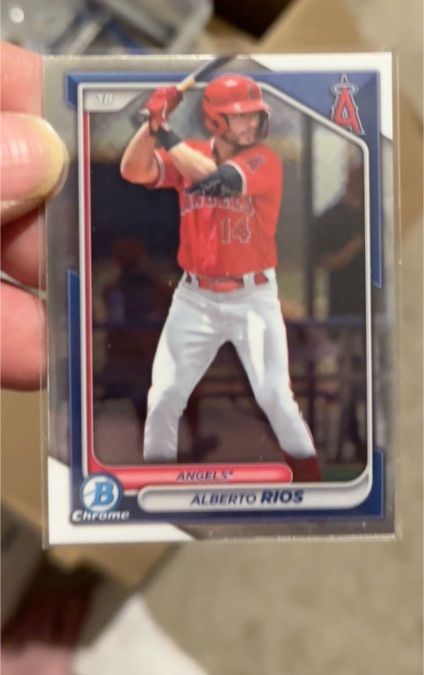 2024 Bowman Chrome #BCP-98 Alberto Rios — front