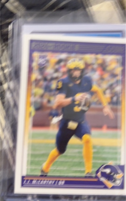 2024 Panini Score #304 J.J. McCarthy Rookie — front