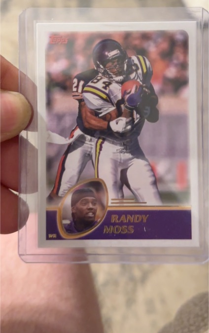 1993 Topps #436 Randy Moss — front
