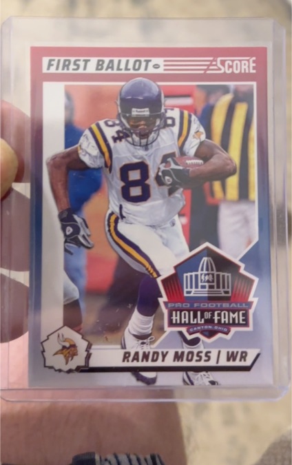 2024 Panini Score First Ballot #6 Randy Moss — front
