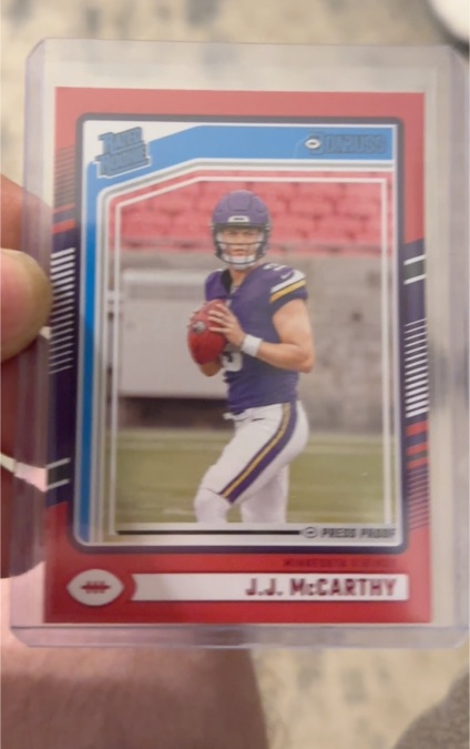 2024 Donruss #303 J.J. McCarthy — front